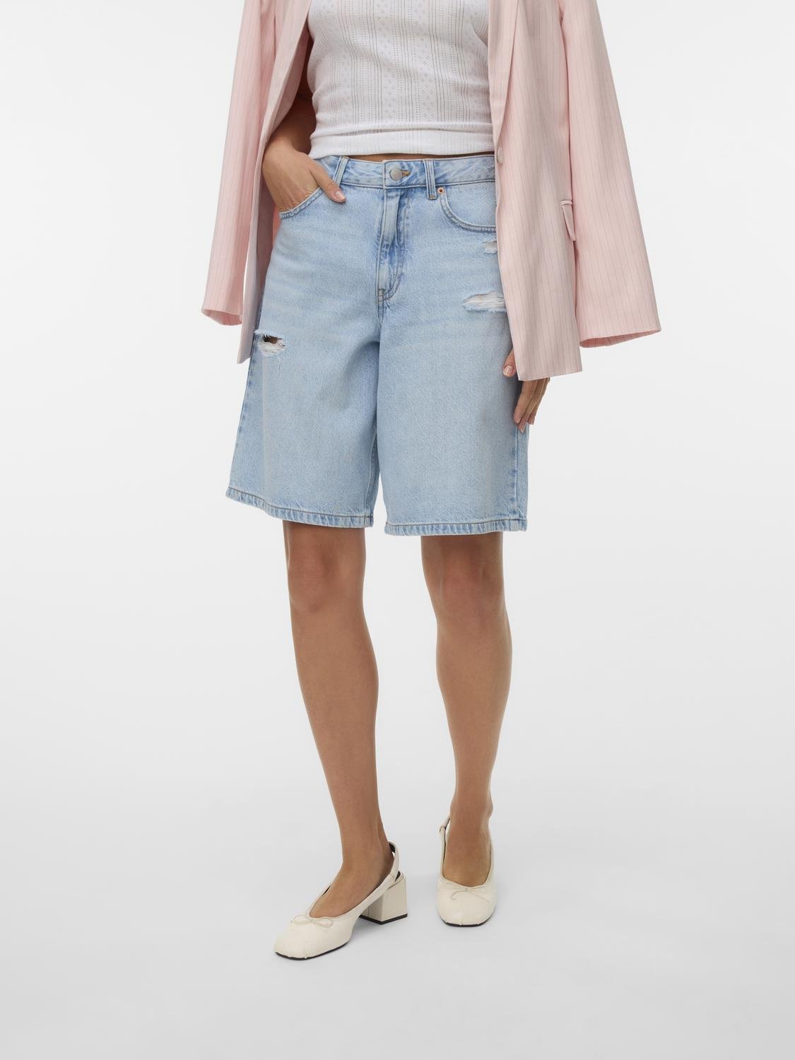 VMHADLEY Shorts - Light Blue Denim - VERO MODA & VILA Bergvik